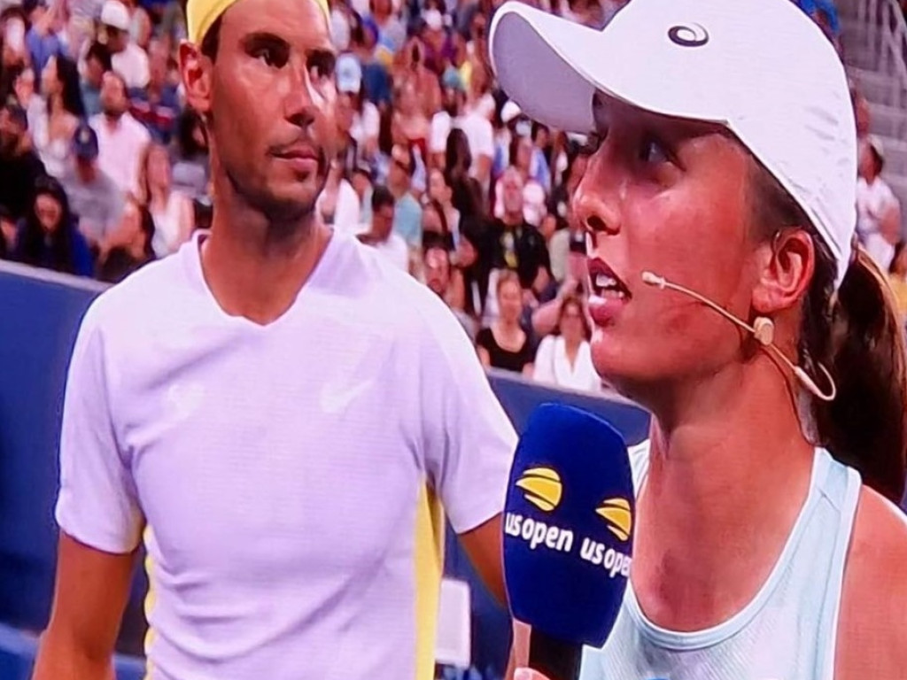 Tenis. Iga Światek, Rafael Nadal i inne gwiazdy zagrały dla Ukrainy w Nowym Jorku