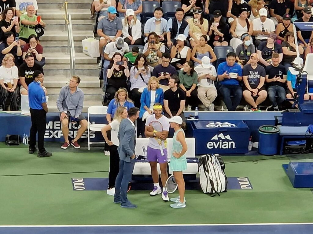 Tenis. Iga Światek, Rafael Nadal i inne gwiazdy zagrały dla Ukrainy w Nowym Jorku