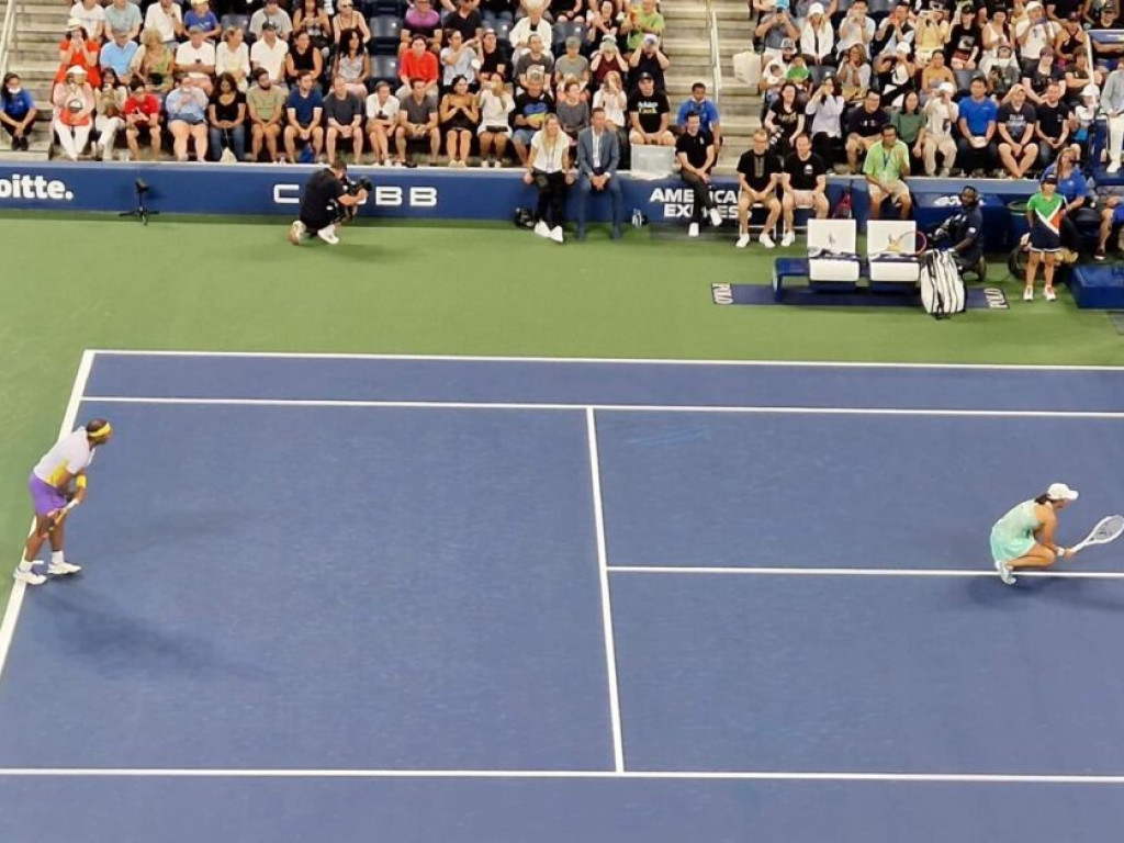 Tenis. Iga Światek, Rafael Nadal i inne gwiazdy zagrały dla Ukrainy w Nowym Jorku