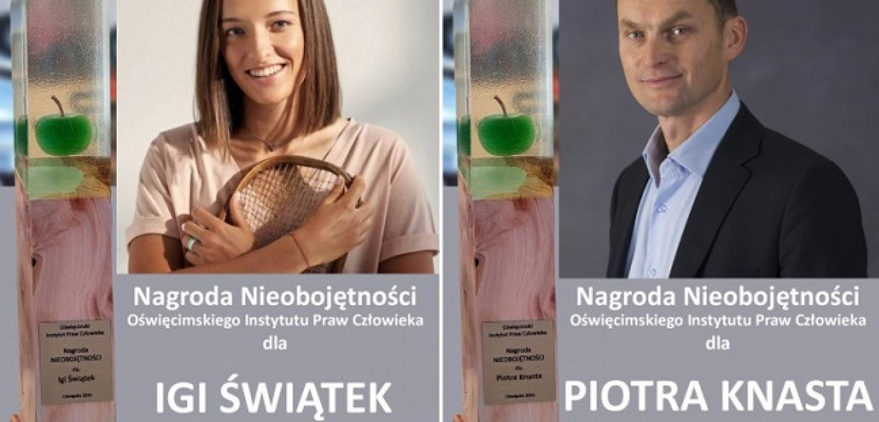  Tenis. Iga Świątek laureatką Nagrody Nieobojętności Oświęcimskiego…
