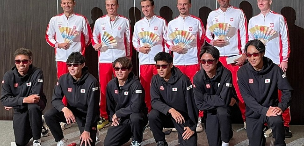 Tenis. Mecz Pucharu Davisa Japonia - Polska 4:0 w Miki