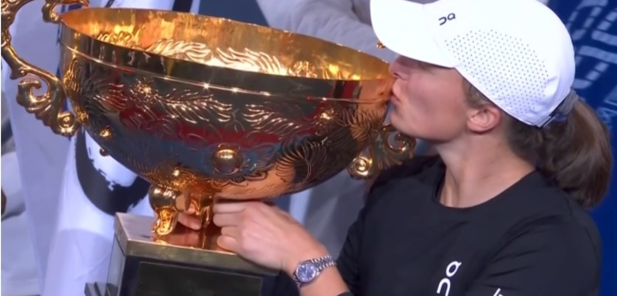  Tenis. Iga Świątek pokonała Ludmiłę Samsonovą w finale turnieju WTA…