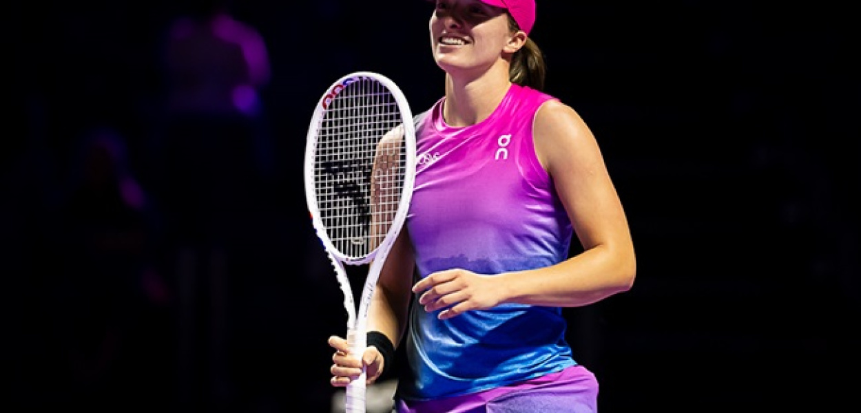  Tenis. Turniej WTA Finals 2024 w Rijadzie - Iga Świątek wygrała z Darią…