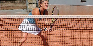 Marcelina Podlińska gra w zawodach ITF w Le Havre