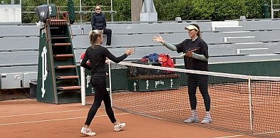 Linda Klimovicova trenowała z finalistką Roland Garros