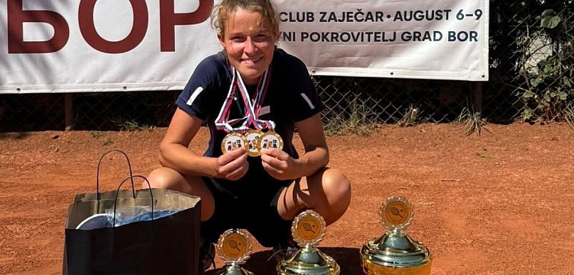 Tenis niesłyszących. Sara Twardowska najlepsza w Serbia Deaf Open