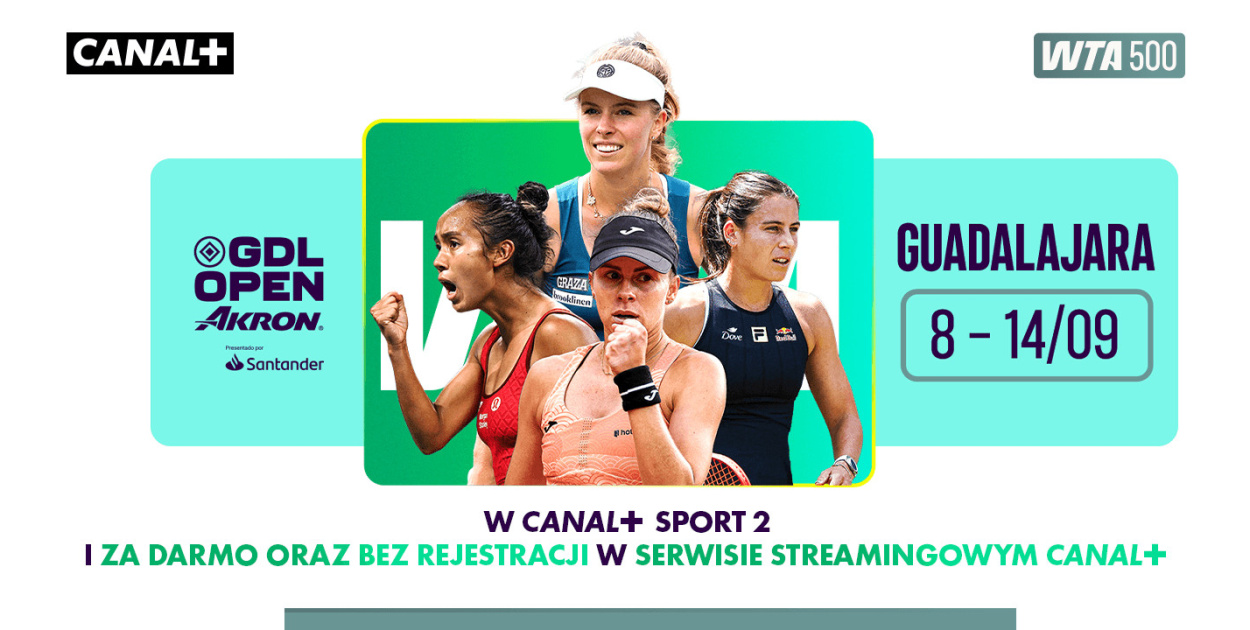  Tenis. Pięć Polek w turnieju WTA 500 w Guadalajarze, niespodzianka dla…