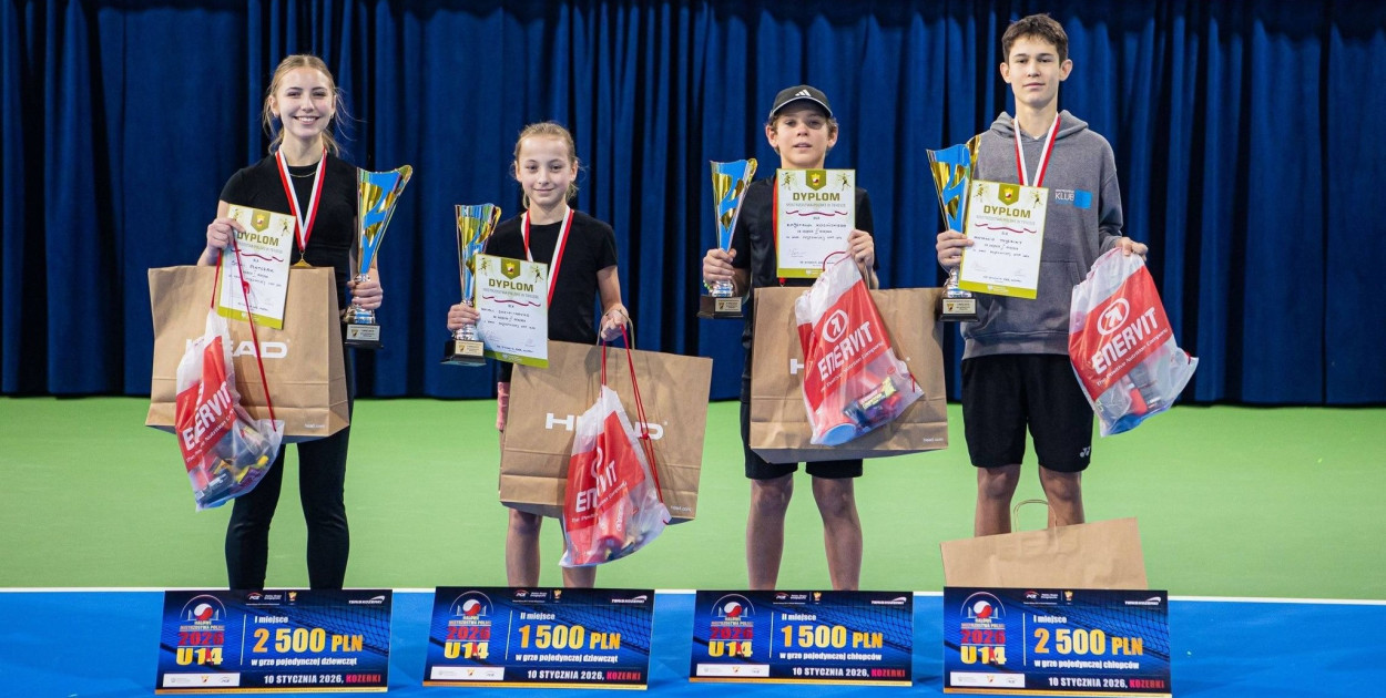 Halowe Mistrzostwa Polski Młodzików U14 w Kozerkach - wyniki