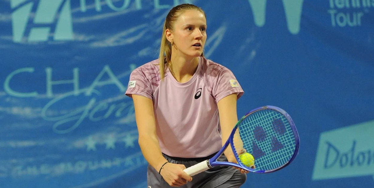Martyna Kubka rywalizuje w turnieju ITF W75 w Pradze