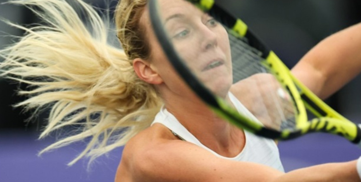 Urszula Radwańska w eliminacjach zawodów ITF na Korsyce